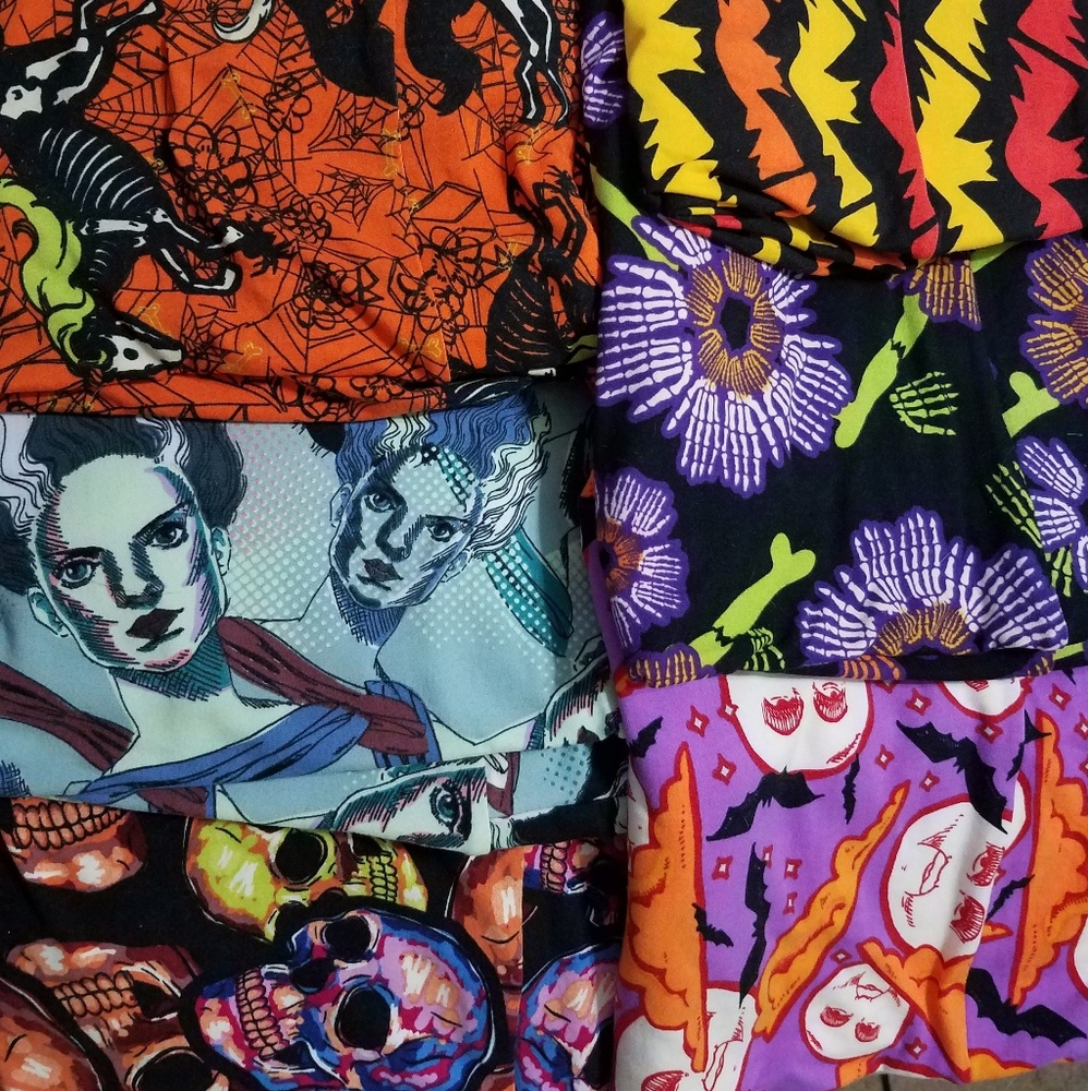 6 pairs TC2 LuLaRoe Halloween leggings